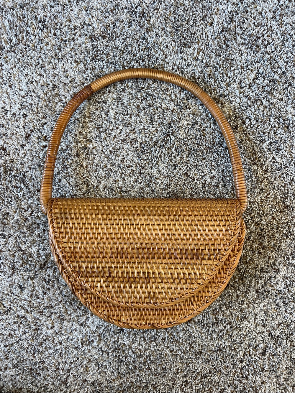 Cult Gaia ryka rattan bag